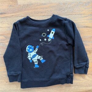 Garanimals Black Space-Themed Kids Sweatshirt